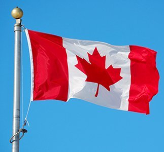 Canadian flag for steroids