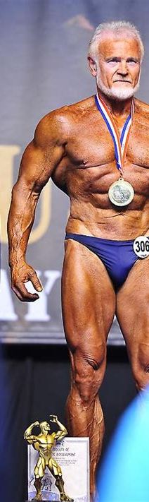 60 years old bodybuilder