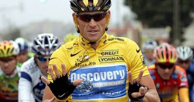 Lance Armstrong showing five wins