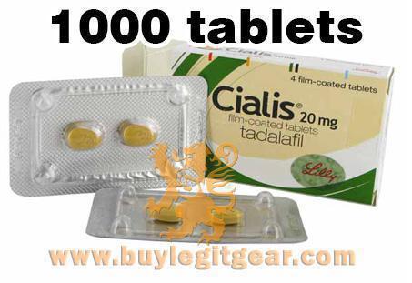 1000 tablets of CIALIS