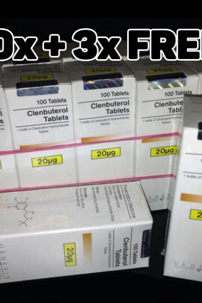 10x + 3x Free Clenbuterol tablets, Genesis